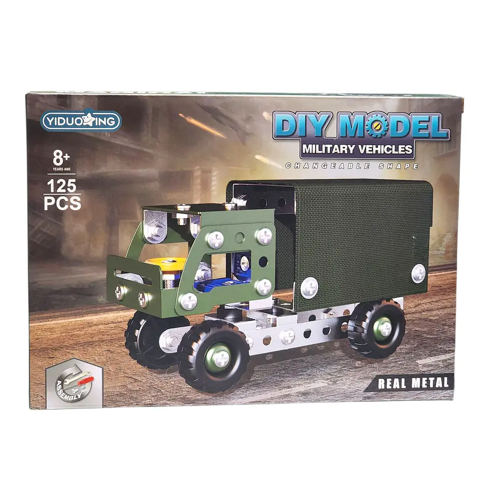 Set Construcción Armable Camión Militar 125pz 55617 6