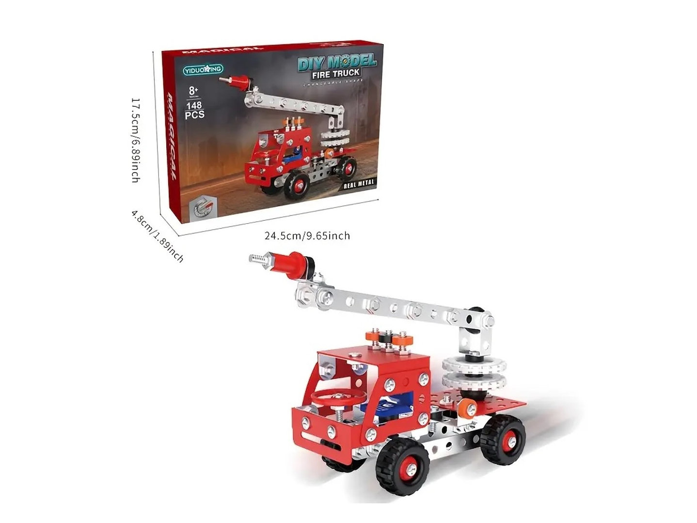 Set Construcción Camión de Bomberos 148pz 55618 2