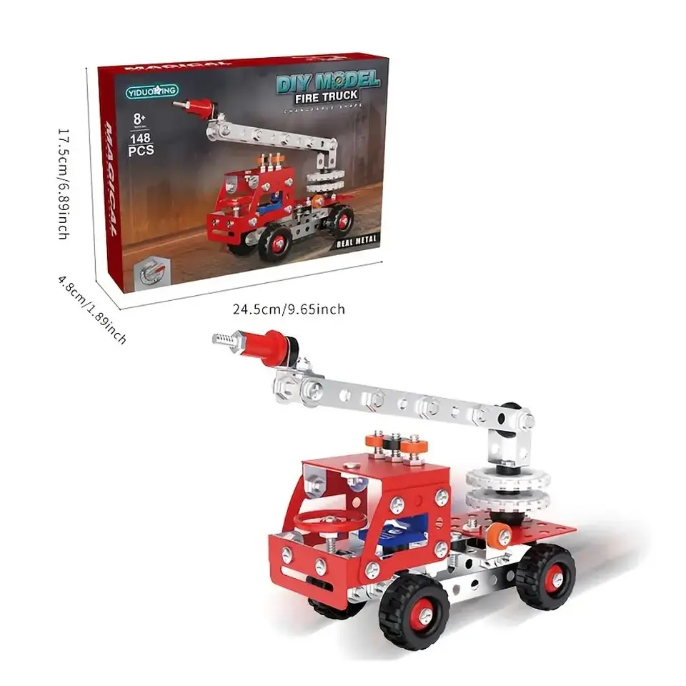 Set Construcción Camión de Bomberos 148pz 55618 2