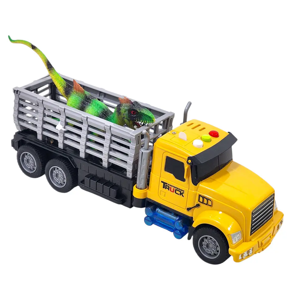 Juguete Camión Transporte + Dinosaurio con Efectos 55657 2