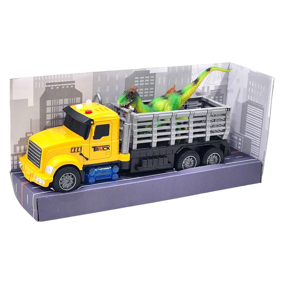 Juguete Camión Transporte + Dinosaurio con Efectos 55657 3