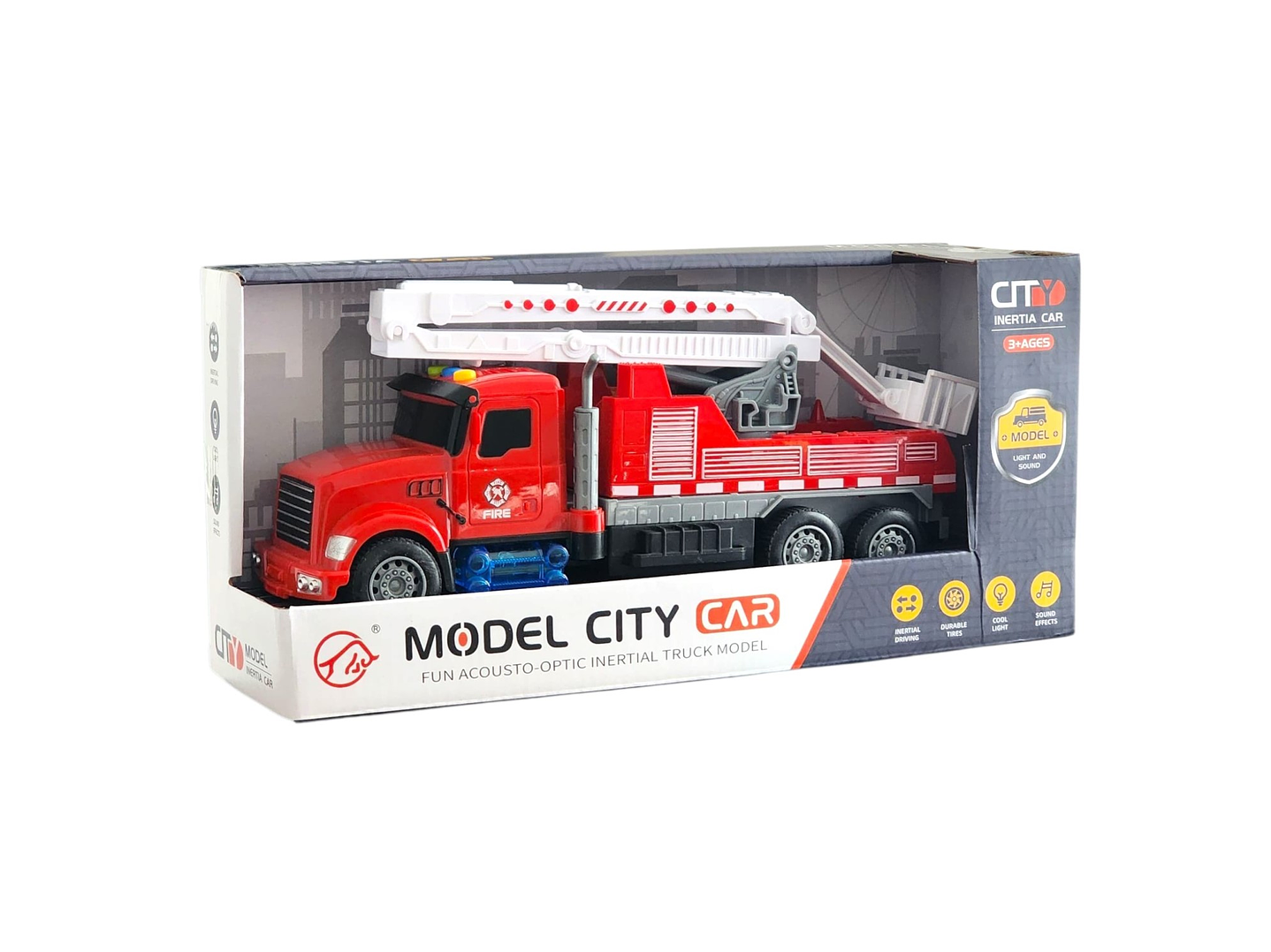 Juguete Camión Bomberos Grúa Efectos luces y Sonidos 55658 5