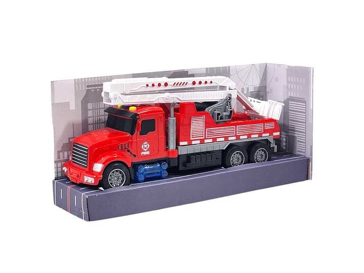 Juguete Camión Bomberos Grúa Efectos luces y Sonidos 55658 6