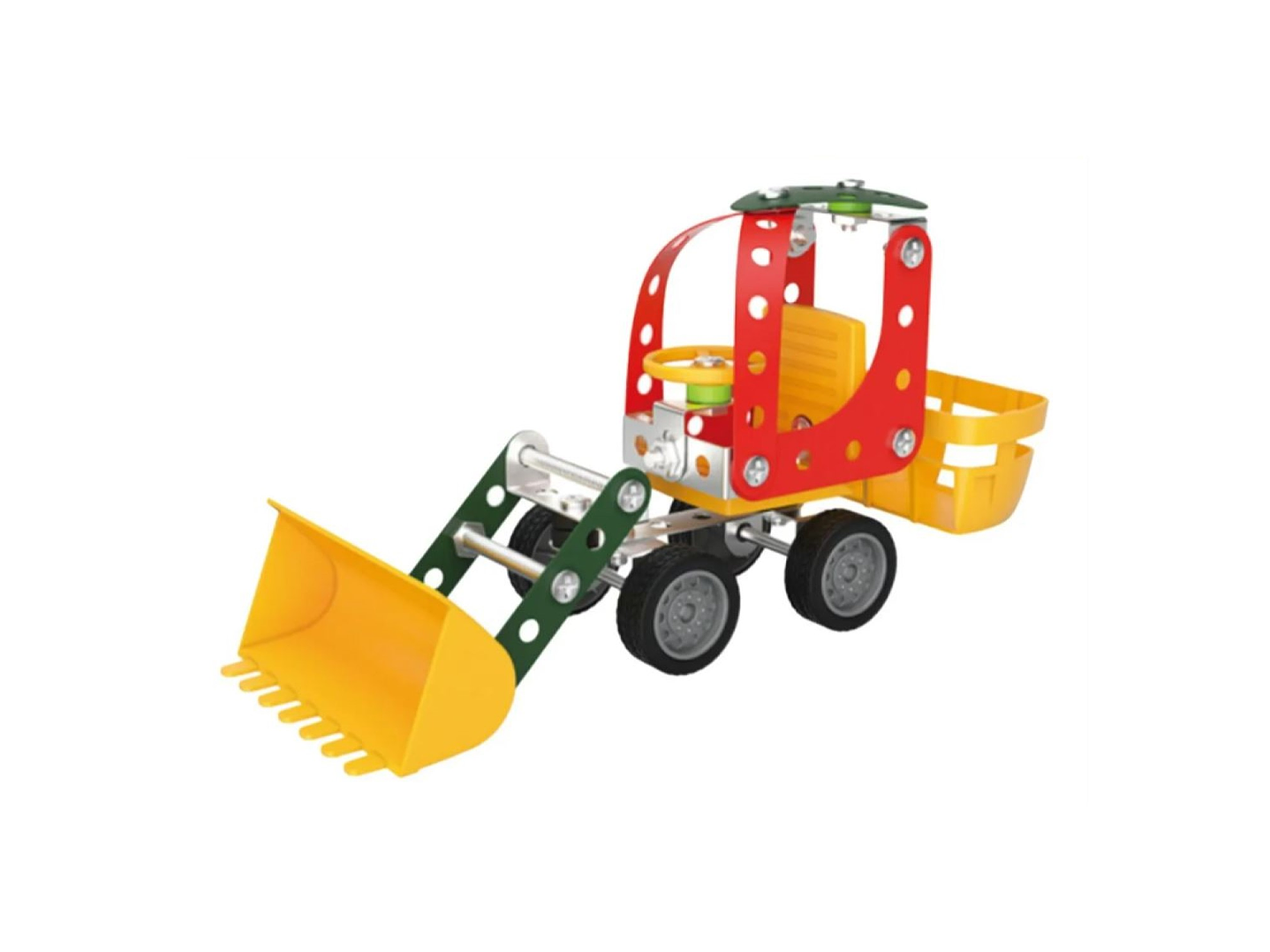 Set Construcción Metálico Excavadora 75pz 55726 1