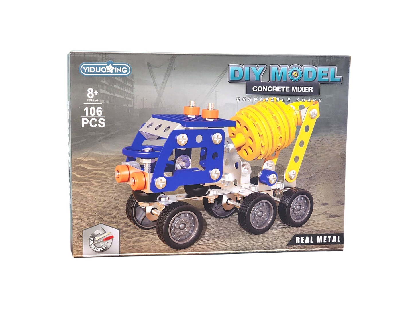 Set Construcción Camión Revolvedora Cemento 106pz 55727 4