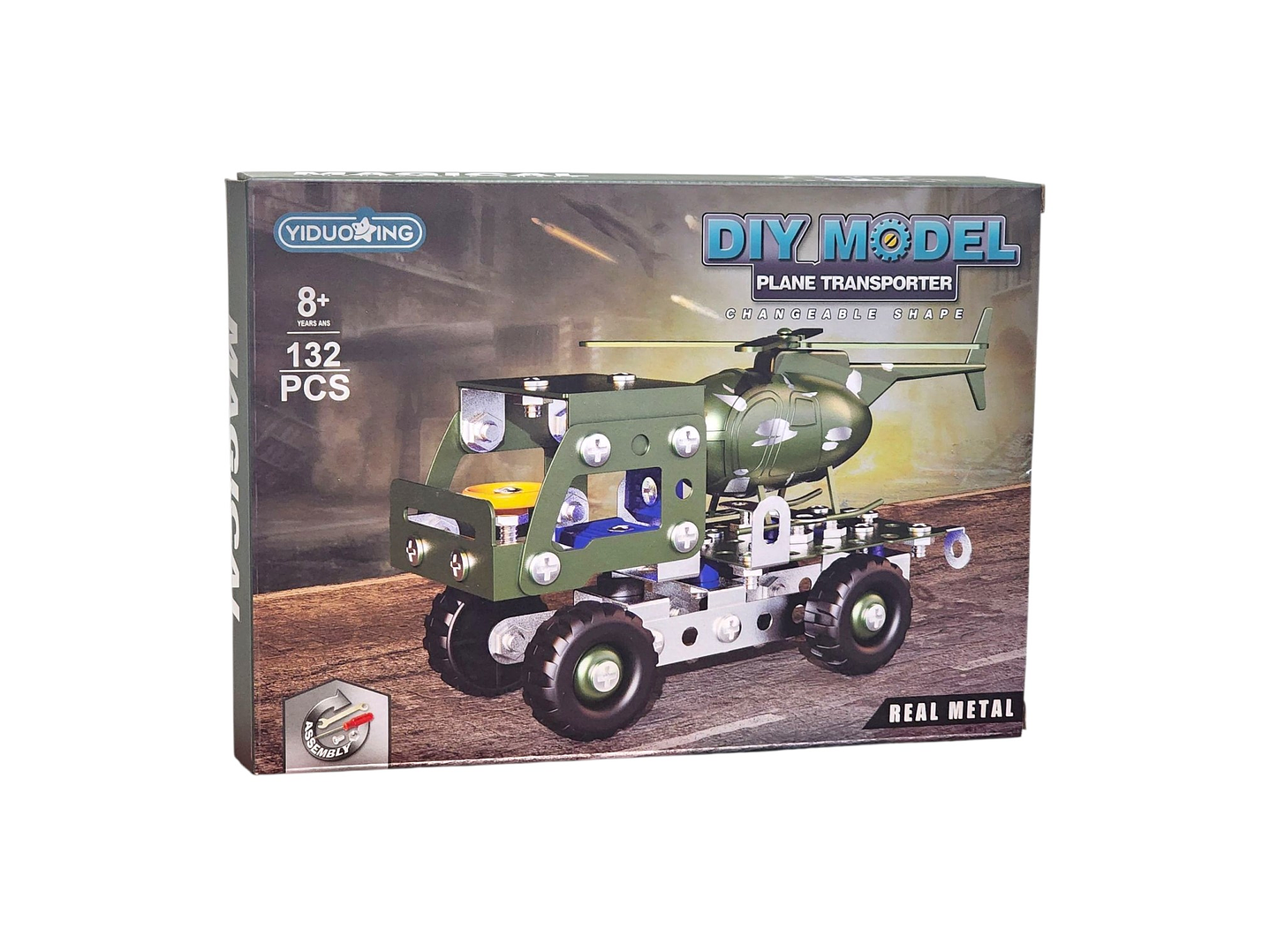 Set Construcción Camión transportador Helicópter 132pz 55728 1