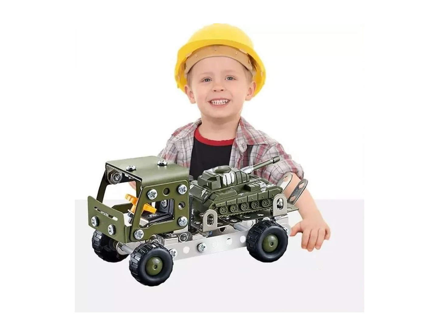 Set Construcción Camión Remolque y Tanque 142pz 55731 2