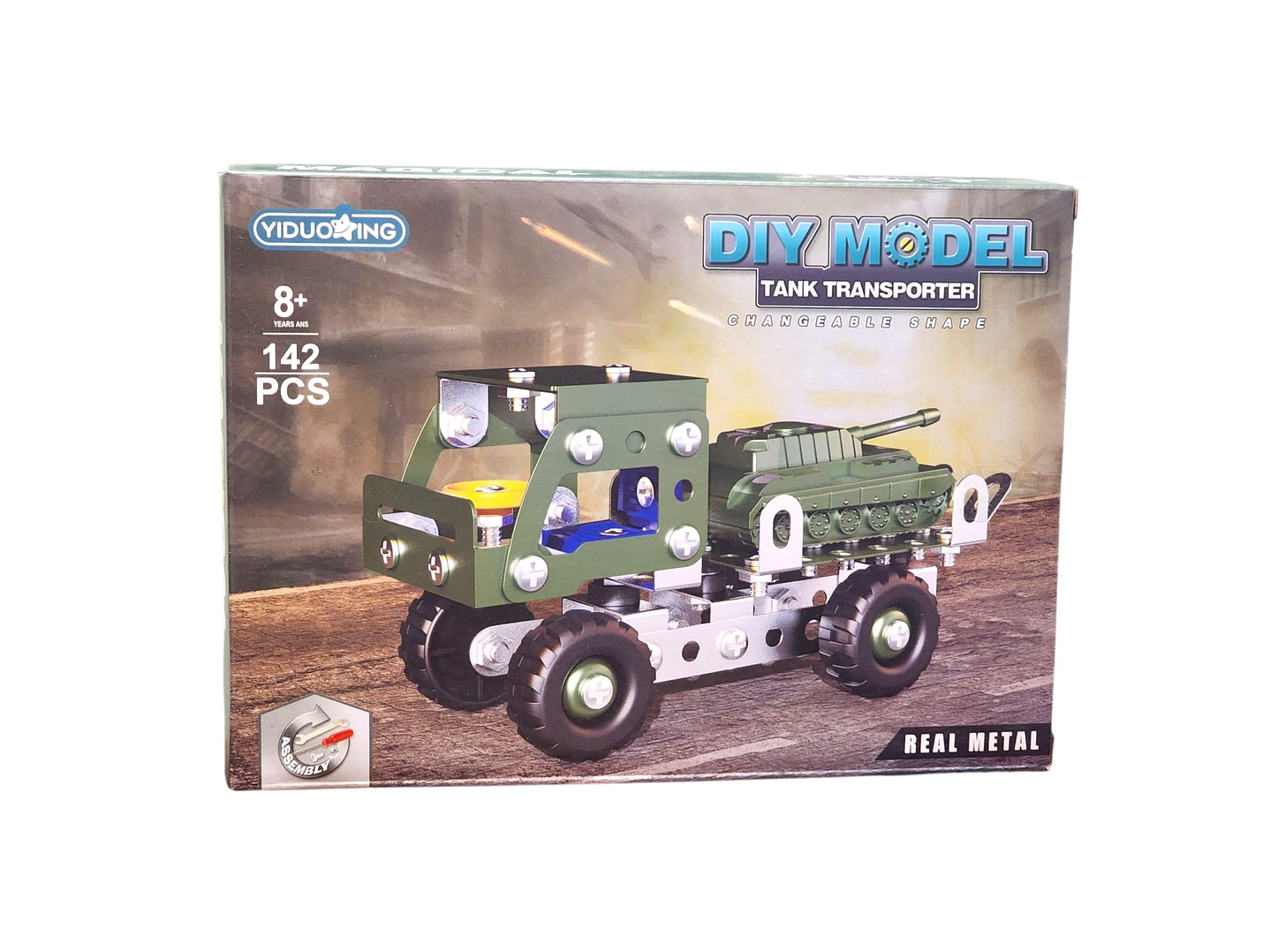 Set Construcción Camión Remolque y Tanque 142pz 55731 6