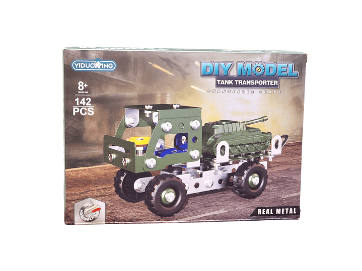 Set Construcción Camión Remolque y Tanque 142pz 55731 6