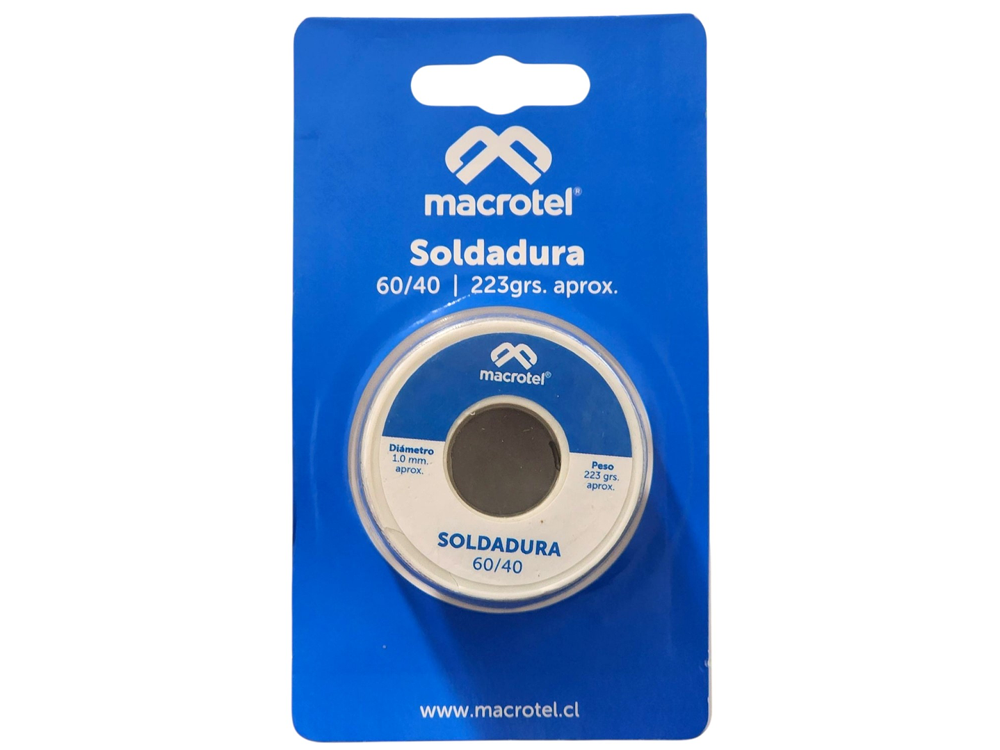 Soldadura 60/40 1mm 223g Electrónica MS-0550 Macrotel 4