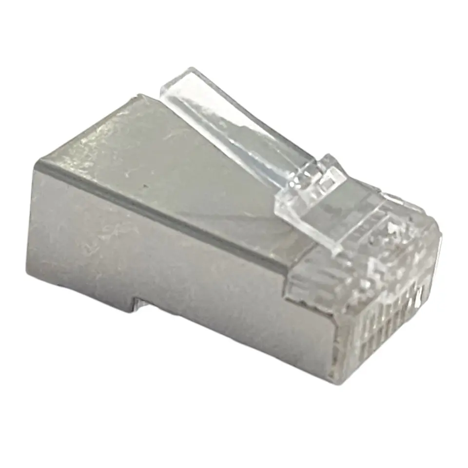 Conector RJ-45 Metálico Cat 6 Red Ethernet Bolsa x100 Unds 3