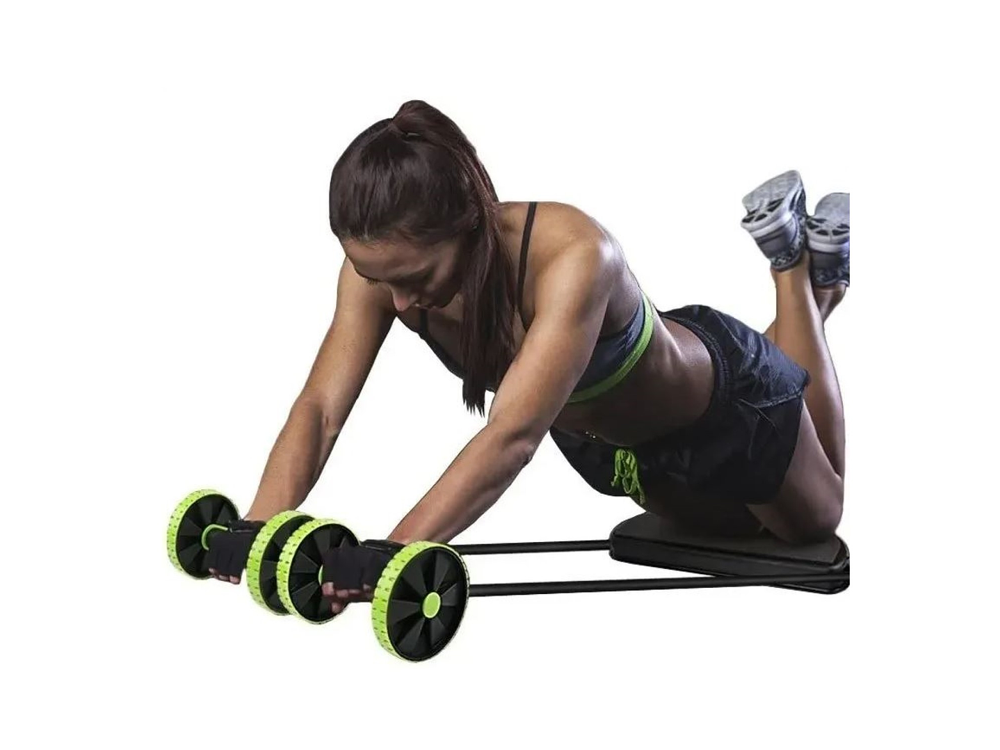 Rueda Ejercicios Abdominales Banda Elástica Revoflex Xtreme 3