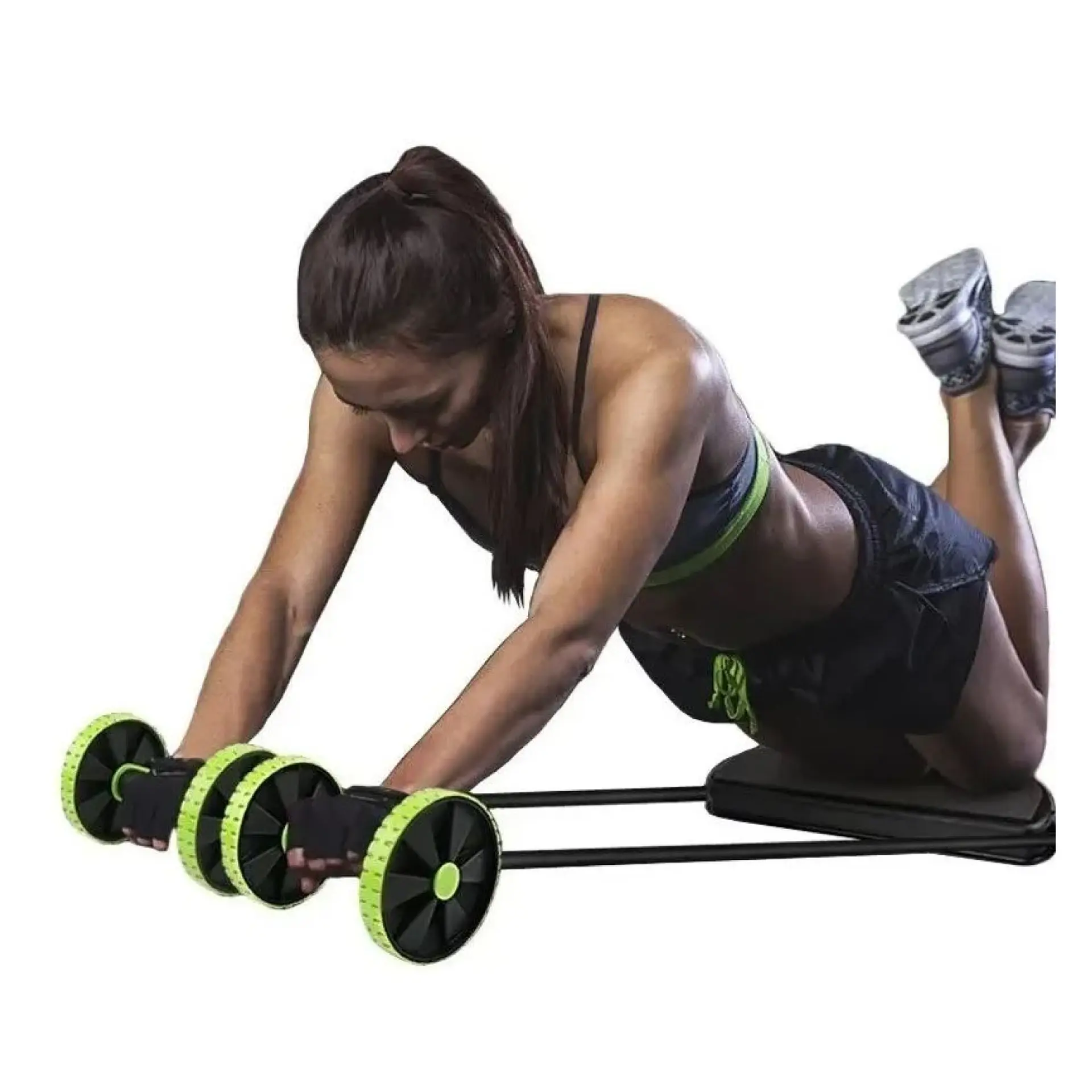 Rueda Ejercicios Abdominales Banda Elástica Revoflex Xtreme 3