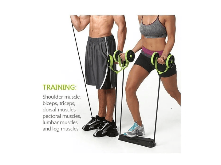 Rueda Ejercicios Abdominales Banda Elástica Revoflex Xtreme 7