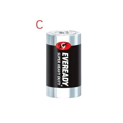 Pack 12 Pilas Carbón Zinc C 1.5V Mediana Eveready