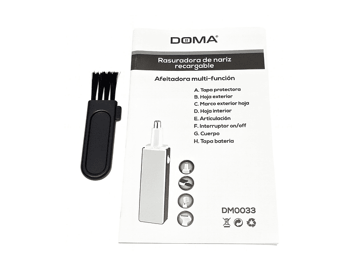 Cortadora Depiladora De Vellos Nariz Orejas Doma DM0033 6