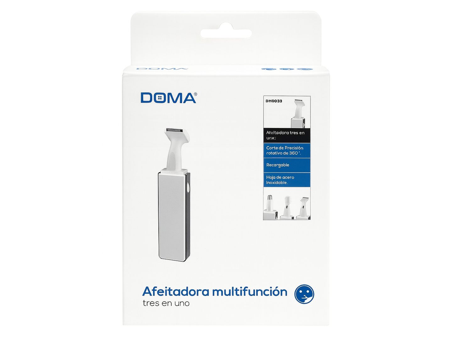 Cortadora Depiladora De Vellos Nariz Orejas Doma DM0033 9