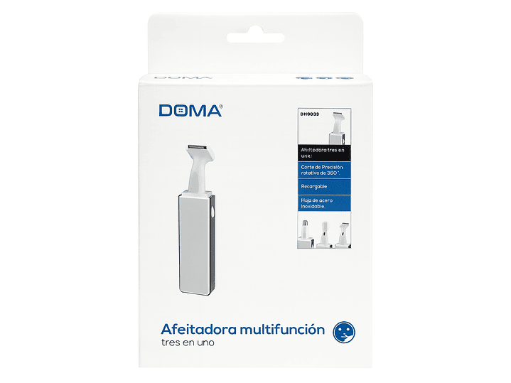Cortadora Depiladora De Vellos Nariz Orejas Doma DM0033 9