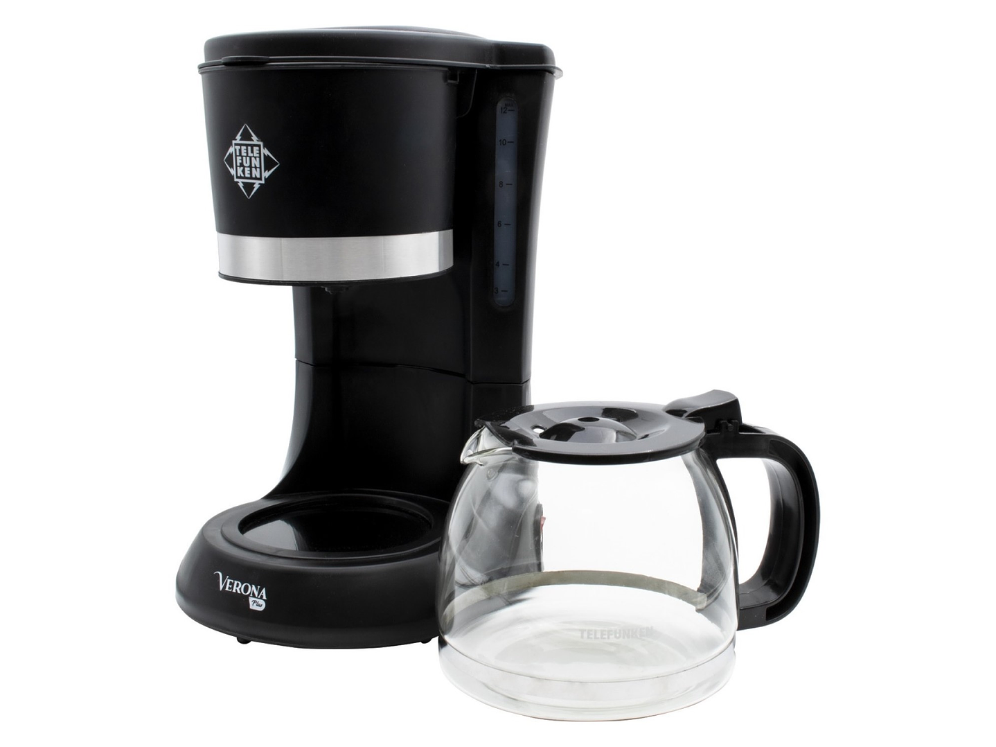 Cafetera Eléctrica Verona Plus Antigoteo 1.2lt Telefunken 3