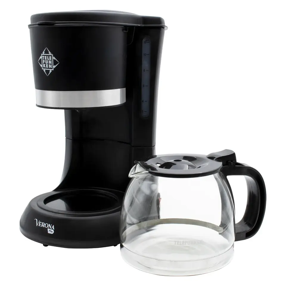 Cafetera Eléctrica Verona Plus Antigoteo 1.2lt Telefunken 3
