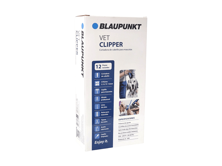 Cortadora de Pelo para Mascotas Vet Clipper Azul Blaupunkt 10