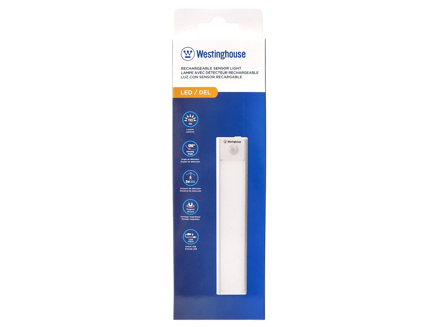 Lámpara Recargable Sensor Movimiento WF229-CB Westinghouse 8