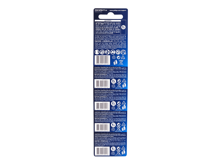 Pack 5 Pilas Cr2016 Tipo Botón Litio 3v Philips 2016 4