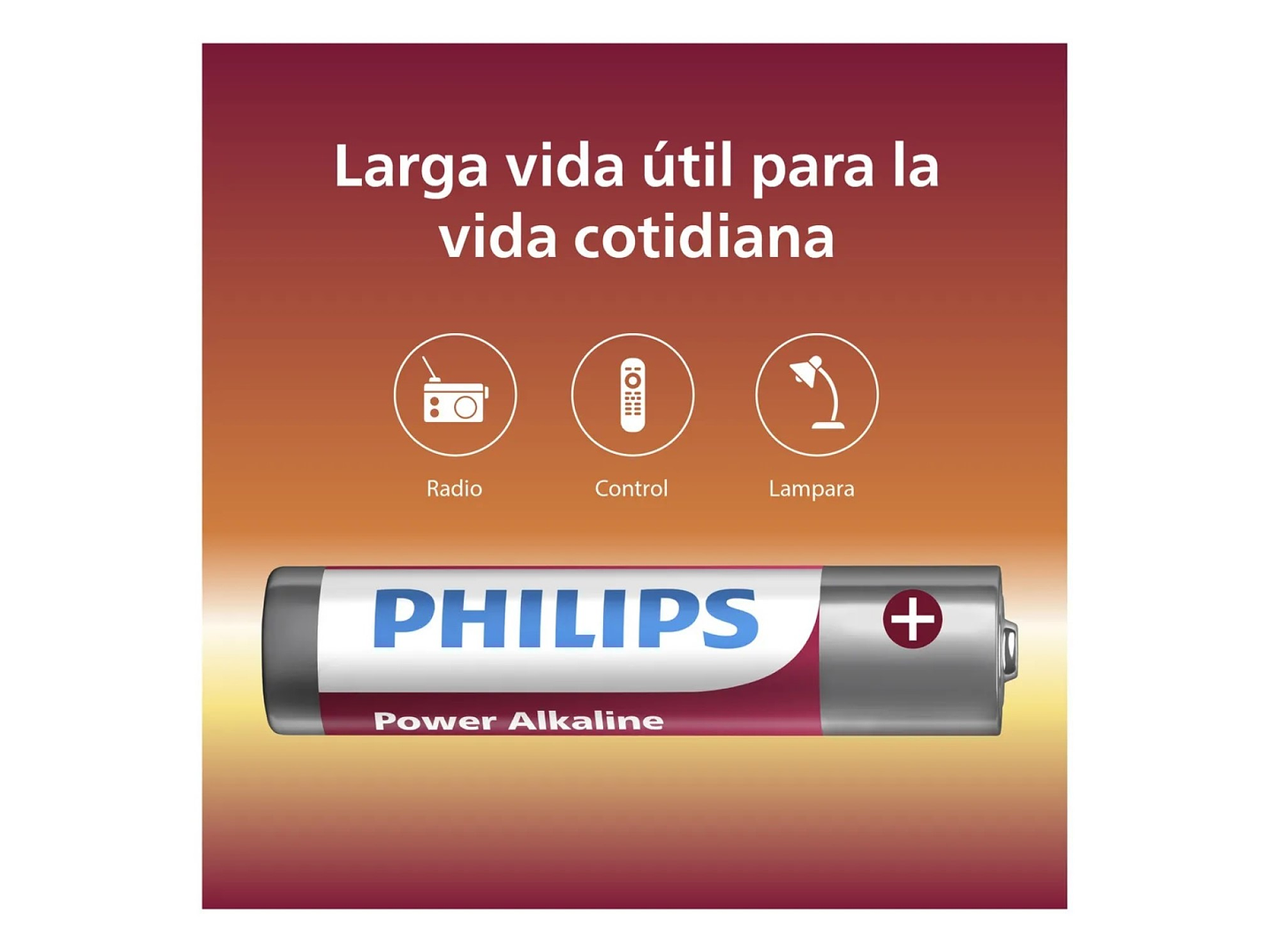 Pack 20 Pilas Alcalinas Philips AA x 10 + AAA x 10  LR036P20BP 3