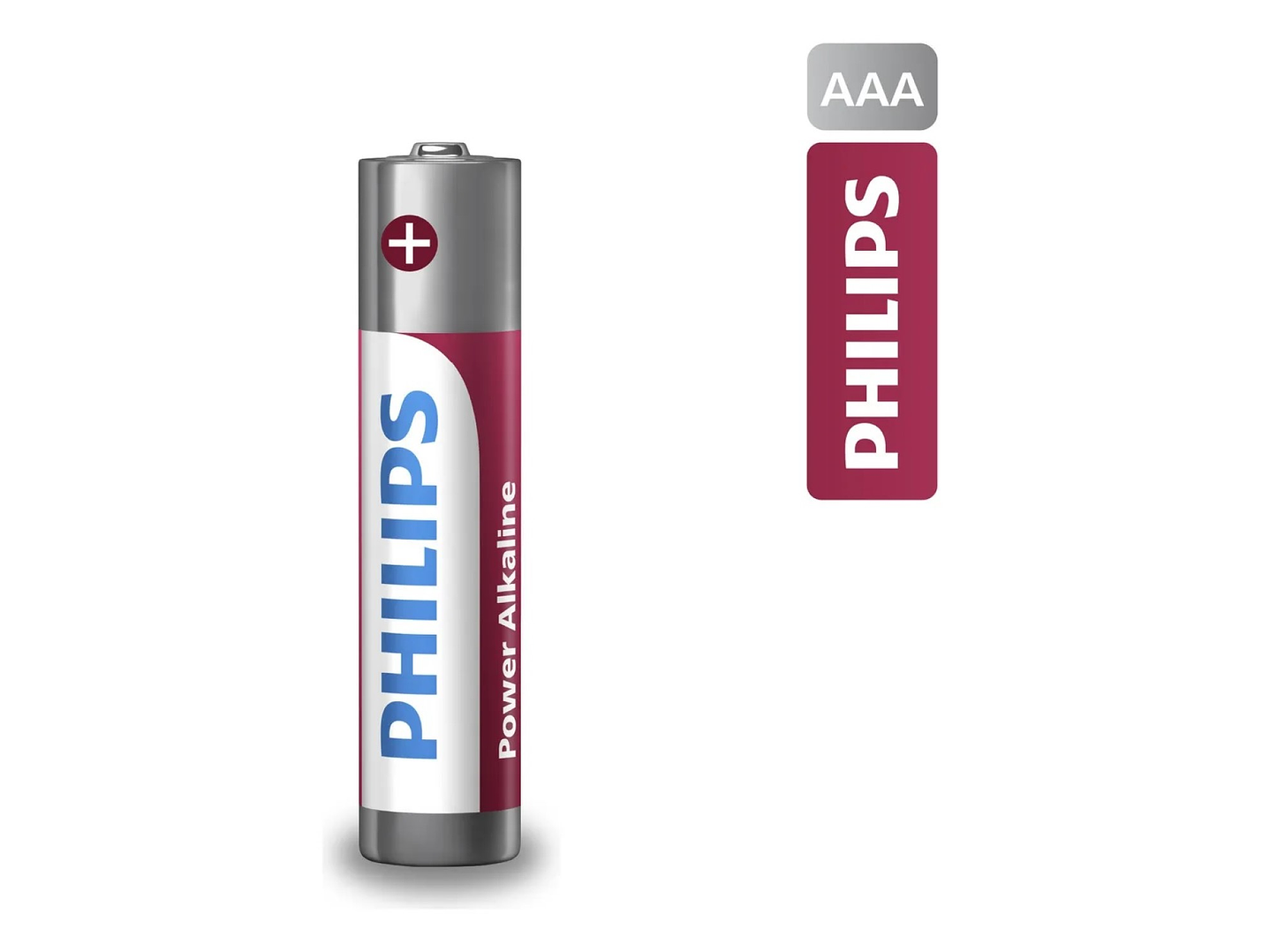 Pack 4 Pilas AAA (Triple A) Alcalinas LR03P4B Philips 2