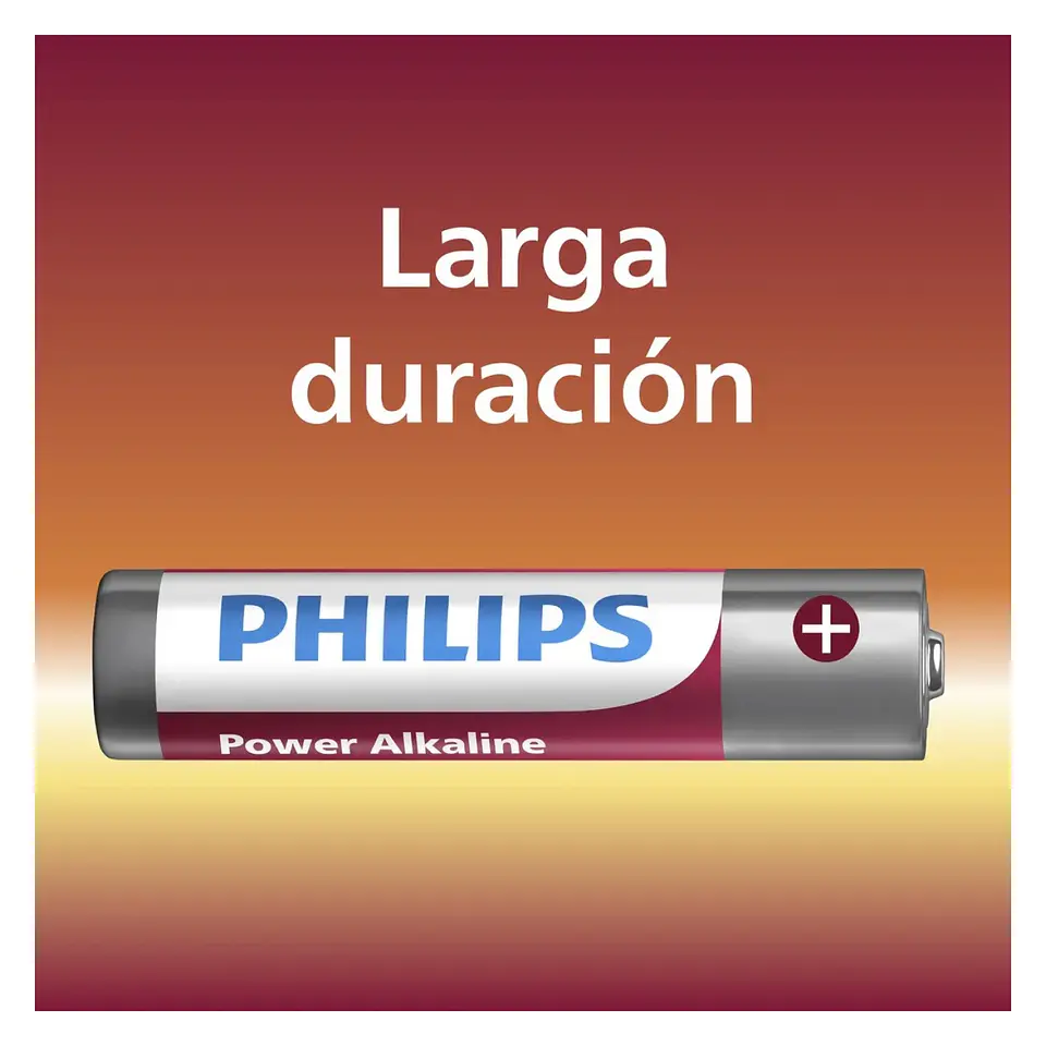 Pack 4 Pilas AAA (Triple A) Alcalinas LR03P4B Philips 4