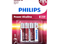Pack 4 Pilas AAA (Triple A) Alcalinas LR03P4B Philips - Miniatura 6