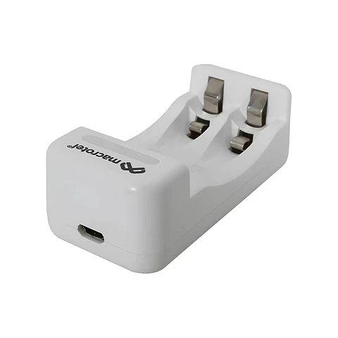Cargador + 2 pilas AA Micro-USB 2300mha Macrotel