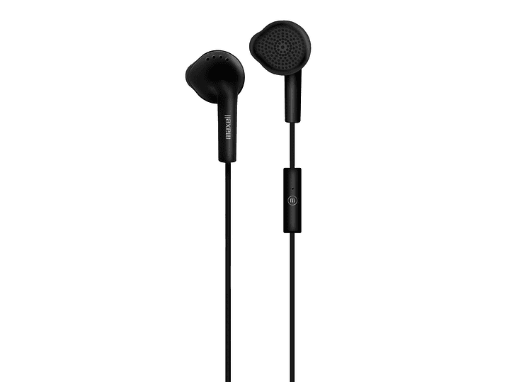 Audífonos Stereo Earbuds con Mic EB-MIC 3.5mm Maxell Negro 2
