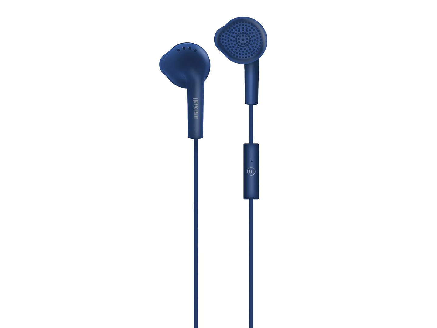 Audífonos Stereo Earbuds con Mic EB-MIC 3.5mm Maxell Azul 2