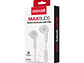 Audífonos Stereo Earbuds con Mic EB-MIC 3.5mm Maxell Blanco - Miniatura 3