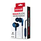 Audífonos Ultra Bass In-Mic 3.5mm Con Micrófono Maxell Azul - Miniatura 3