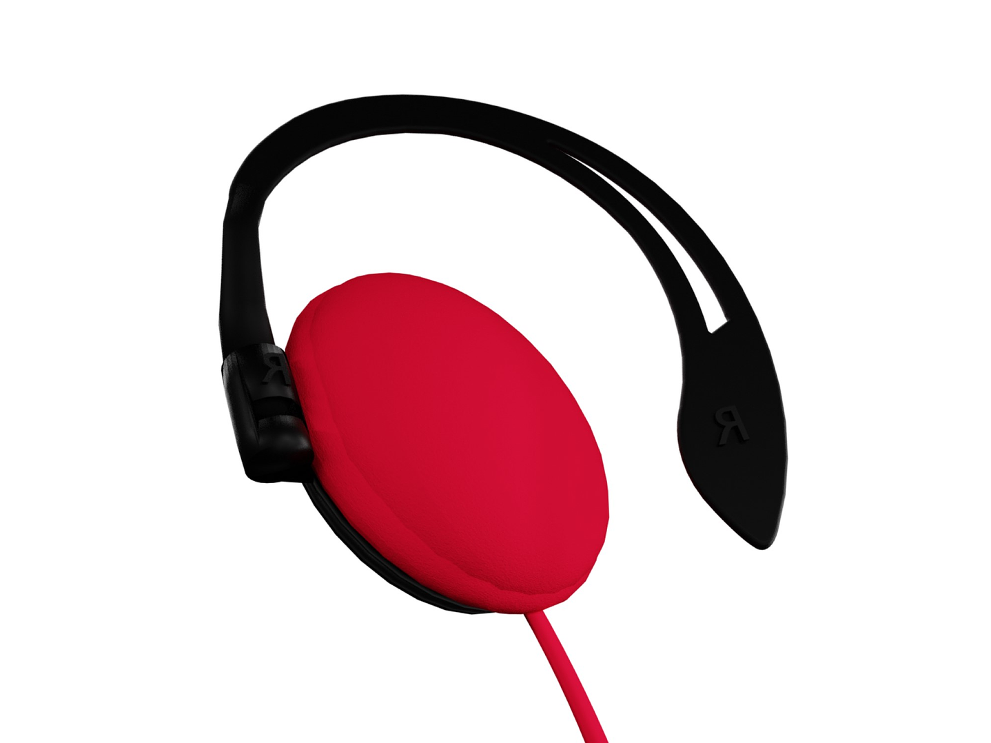 Audífonos De Gancho Con Mic EC-155 Earhook Maxell Rojo 2
