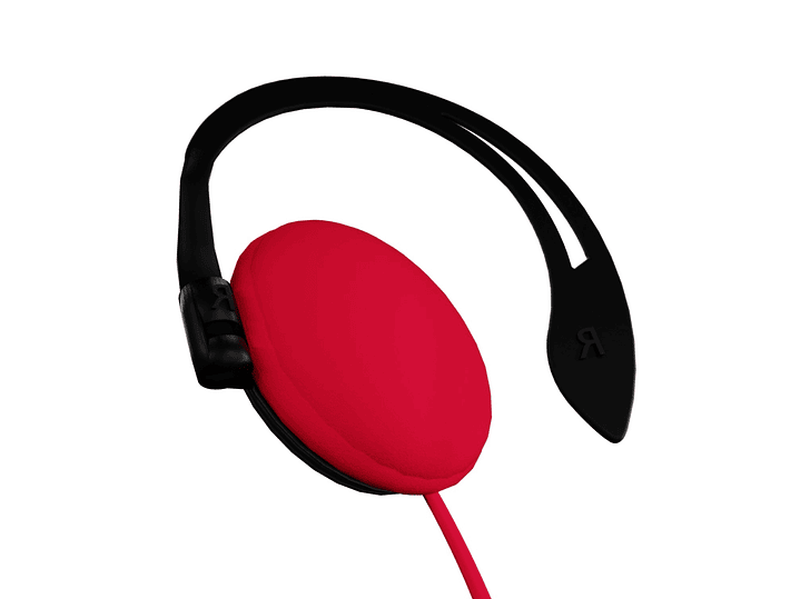 Audífonos De Gancho Con Mic EC-155 Earhook Maxell Rojo 2