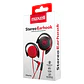 Audífonos De Gancho Con Mic EC-155 Earhook Maxell Rojo - Miniatura 4