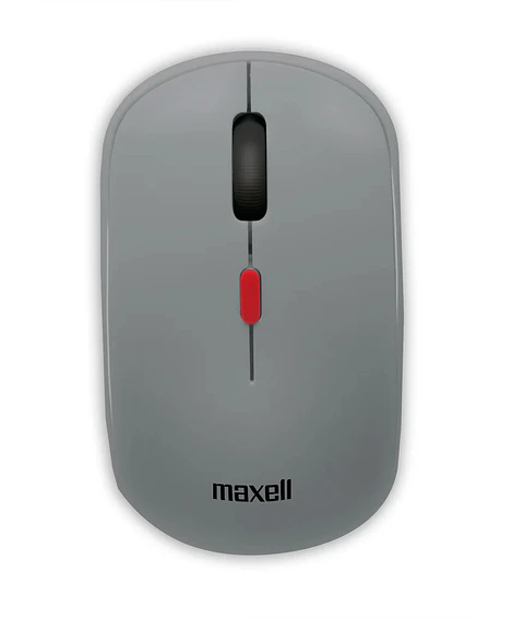 Mouse Inalámbrico Ergonómico 1600 DPI MOWL-100 Maxell Gris