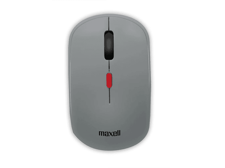 Mouse Inalámbrico Ergonómico 1600 DPI MOWL-100 Maxell Gris 1