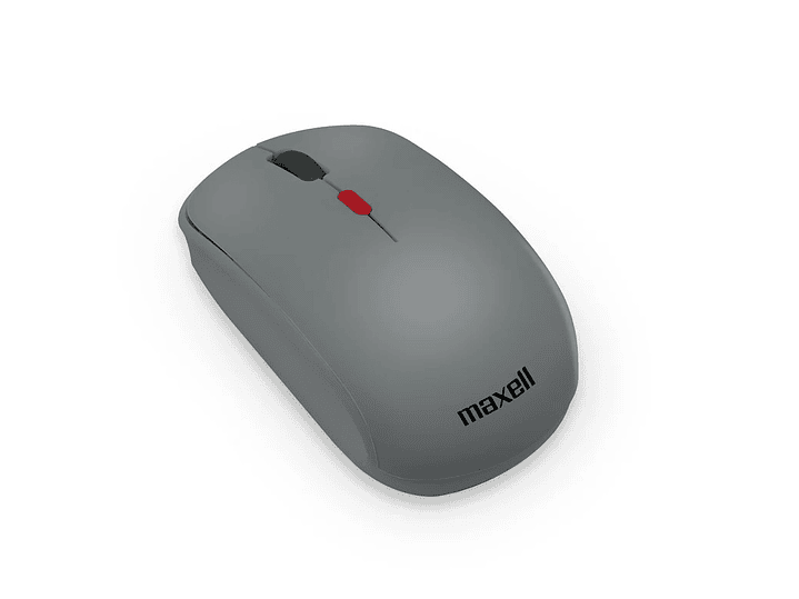 Mouse Inalámbrico Ergonómico 1600 DPI MOWL-100 Maxell Gris 2