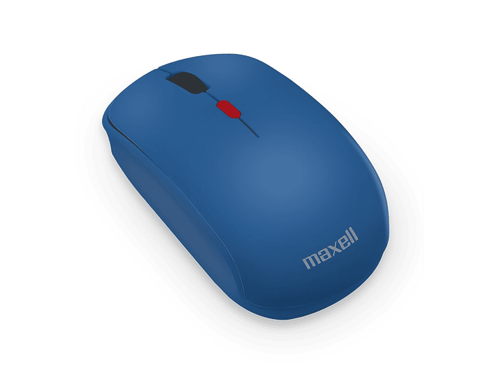 Mouse Inalámbrico Ergonómico 1600 DPI MOWL-100 Maxell Azul 2