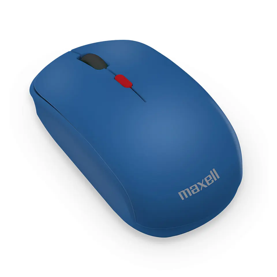 Mouse Inalámbrico Ergonómico 1600 DPI MOWL-100 Maxell Azul 2