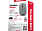 Mouse Inalámbrico Ergonómico 1600 DPI MOWL-100 Maxell Gris - Miniatura 5