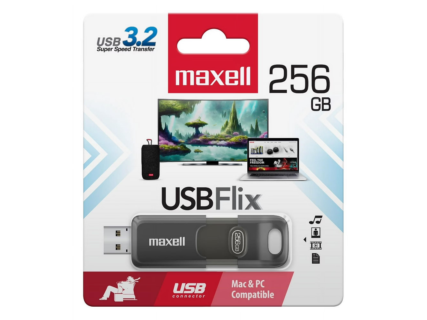 Pendrive USB Maxell FLIX 256GB 3.2 1