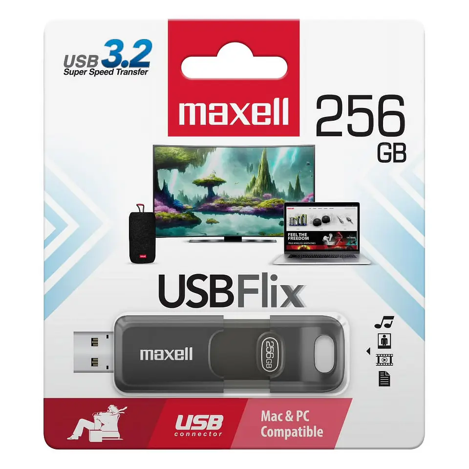 Pendrive USB Maxell FLIX 256GB 3.2 1