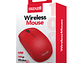 Mouse Inalámbrico Ergonómico 1600 DPI MOWL-100 Maxell Rojo - Miniatura 3