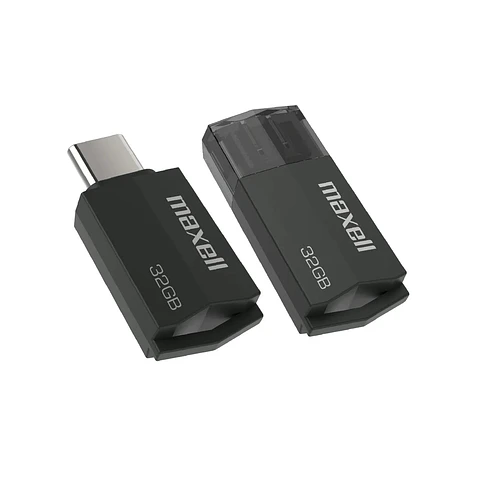 Pendrive Maxell USBTC Tipo C 32gb 3.2 Negro