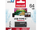 Pendrive Maxell USBTC Tipo C 64gb 3.2 Negro - Miniatura 1